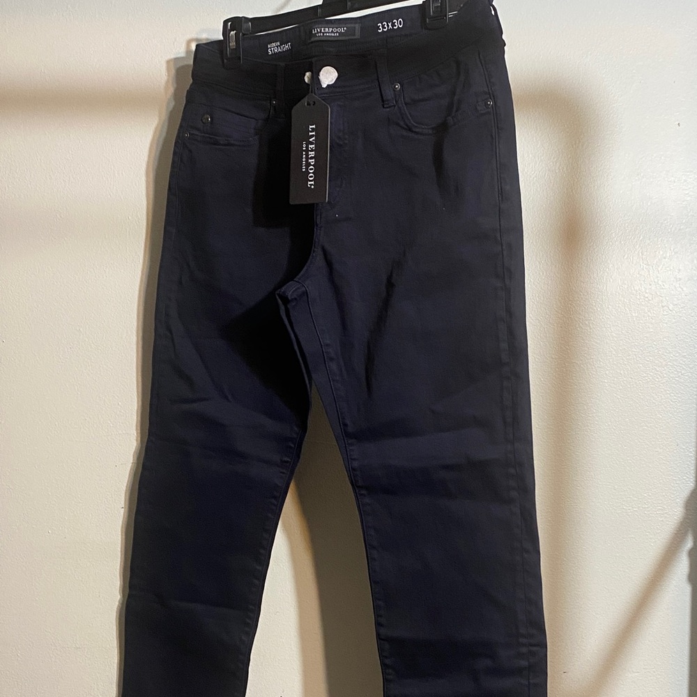 Liverpool Men's Black Slim Jeans